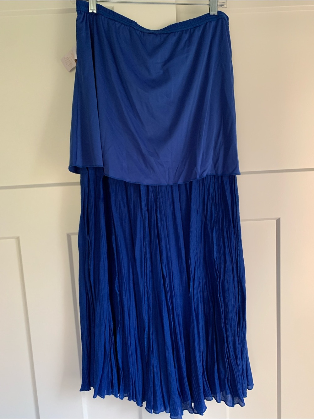 NEW {Hope & Harlow} Cobalt Blue Maxi Skirt - Picture 5 of 5